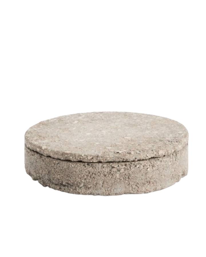 BOITE DECORATIVE MIRANI EN PIERRE 23 CM
