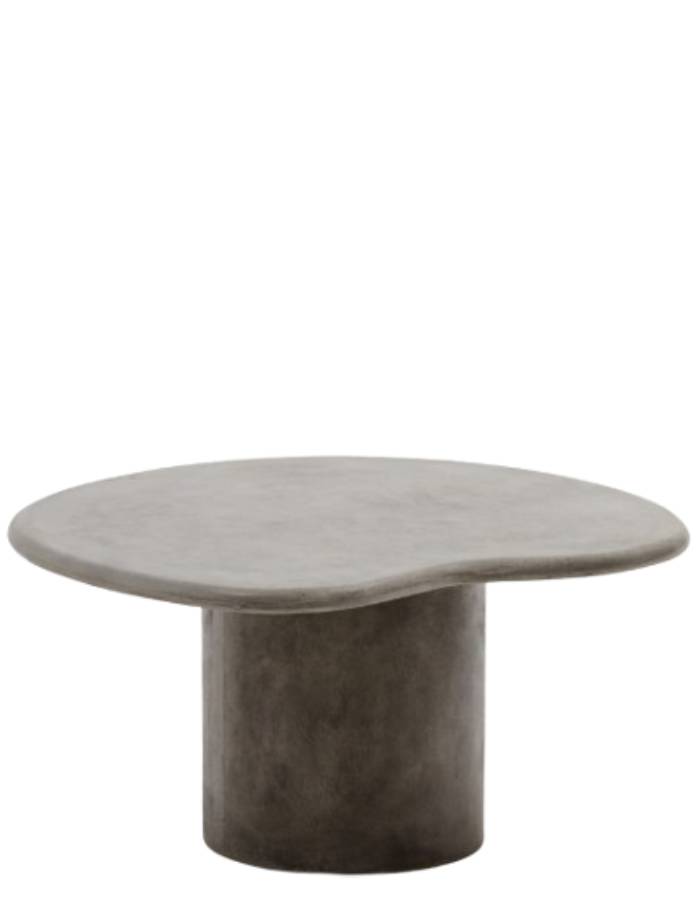 TABLE BASSE MACARELA EN CIMENT 83 X 77 CM
