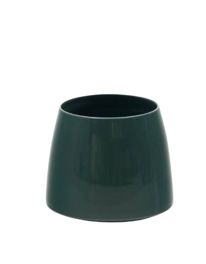 SIBLA Vase  en céramique verte 16 cm