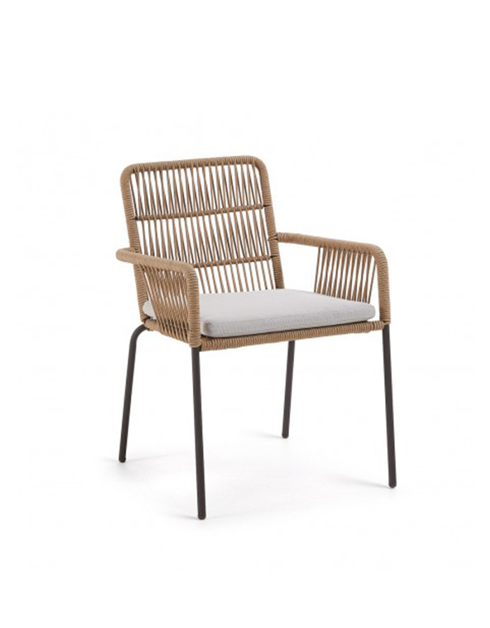 SAMANTA Chaise Samanta en corde beige