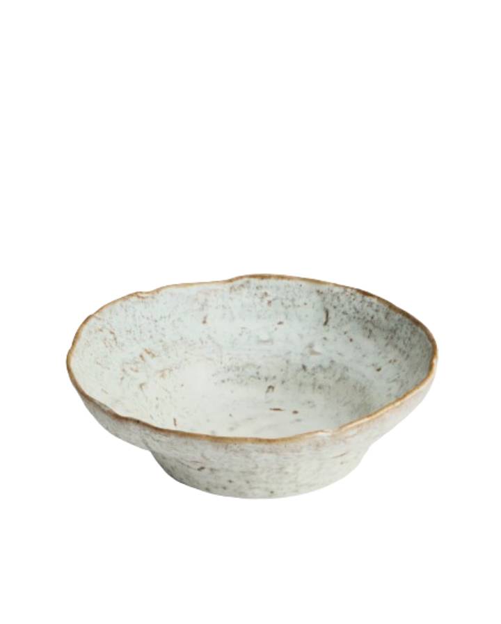 ASSIETTE CREUSE ALENIA EN CERAMIQUE MARRON