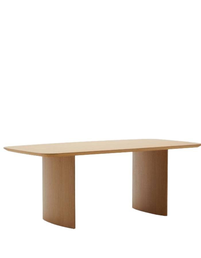 TABLE LITTO EN PLACAGE DE CHENE 200 X 100 CM