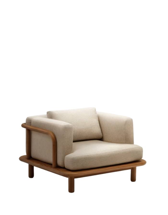 TURQUETA Fauteuil  en bois de teck FSC 100 %